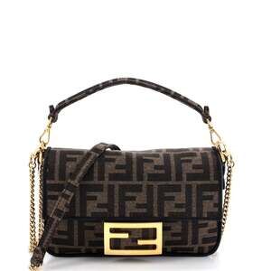Fendi Baguette Nm Bag Zucca Canvas Mini #254406F23B